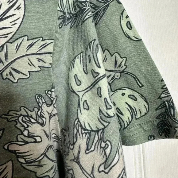 Bluenotes T-Shirt Longline Leaves Green Size  Medium - Picture 6 of 16